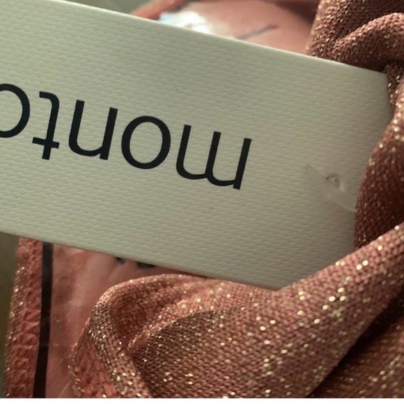 ‼️WOW‼️Montce Mauve Sparkle High Rise Bikini Bottom - S new with tags‼️ - Picture 5 of 16